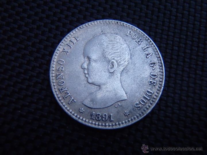 Monedas de España: ALFONSO XIII - 1 PESETA 1891 *18-91 EBC/EBC+ - Foto 1 - 49408764