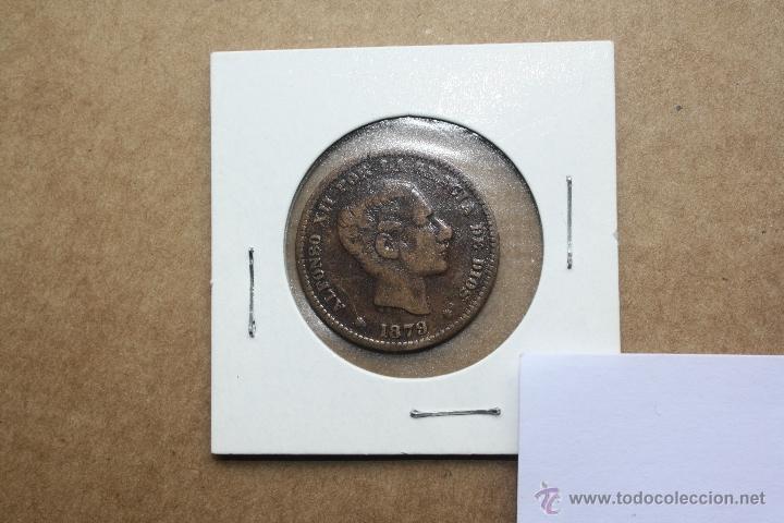 Monedas de Espa&ntilde;a: ALFONSO XII, 5 CENTIMOS 1879 - Foto 1