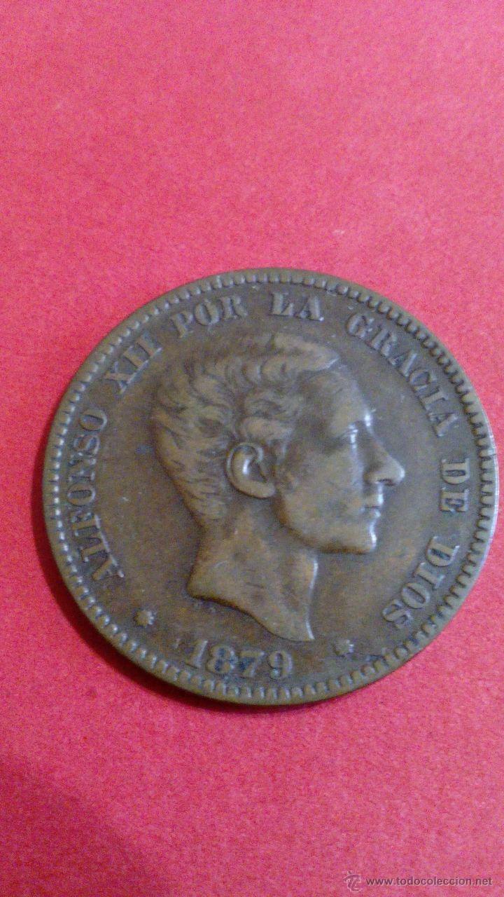 Monedas de Espa&ntilde;a: ALFONSO XII, 10 CENTIMOS DE 1879 - Foto 1