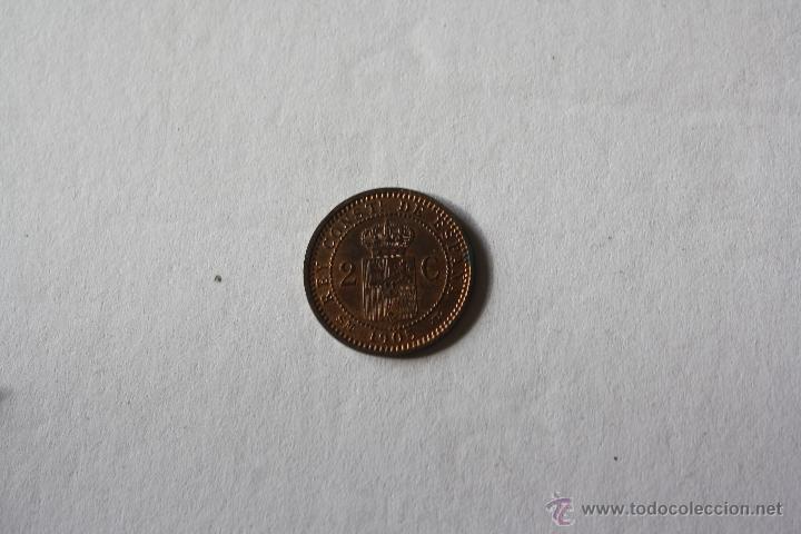 Monedas de Espa&ntilde;a: ALFONSO XIII, 2 CENTIMOS 1905 - Foto 2