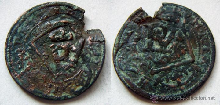 Monedas de Espa&ntilde;a: Moneda de 16 maravedis resellada - Foto 1