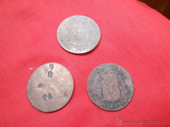 Monedas de Espa&ntilde;a: Monedas de 10 centimos  Alfonso XII (2) la otra defectuosa - Foto 2