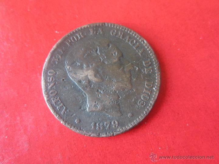 Monedas de Espa&ntilde;a: 10 Centimos de Alfonso XII. 1879. #ce - Foto 1