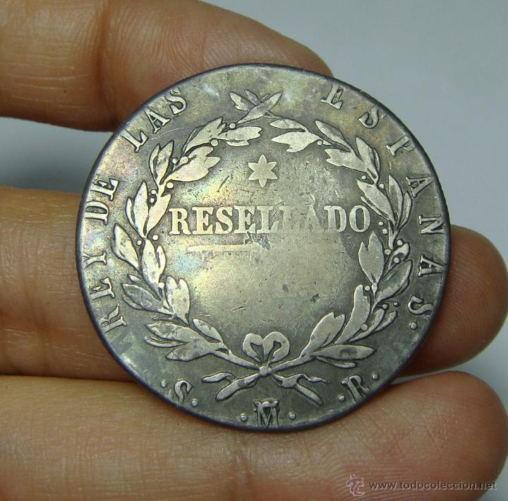 Monedas de Espa&ntilde;a: 10 Reales. Plata. Madrid - 1821 - SR - Foto 2