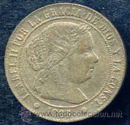 Monedas de Espa&ntilde;a: 1/2 Centimo de Escudo 1866 - BARCELONA  - EBC/EBC+ - Foto 1