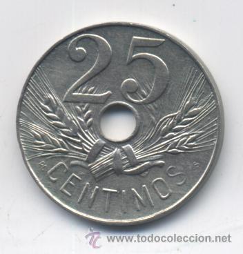 Monedas de Espa&ntilde;a: ALFONSO XIII- 25 CENTIMOS-1927-SC - Foto 2