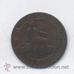 Monedas de Espa&ntilde;a: GOBIERNO PROVISIONAL- 1 CENTIMO-1870-OM-SC - Foto 2