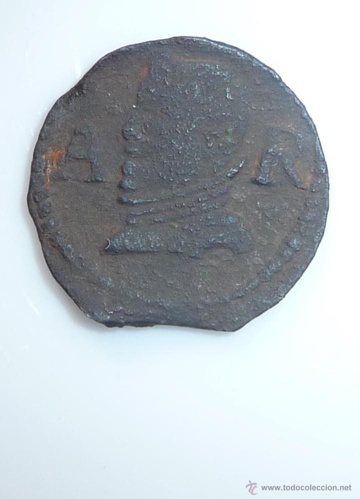 Monedas de Espa&ntilde;a: FELIPE IV. UN ARDITE. CECA: BARCELONA. A&Ntilde;O 1654. - Foto 2