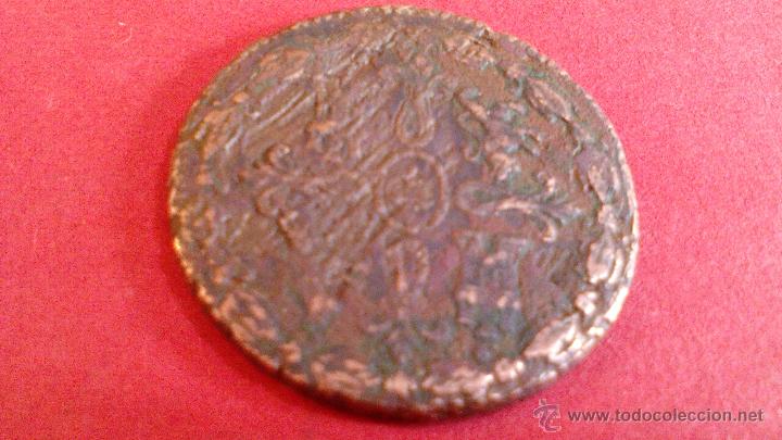 Monedas de Espa&ntilde;a: FERNANDO VII 1825, 8 MARAVEDIS DE Jubia - Foto 2
