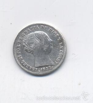 Monedas de Espa&ntilde;a: ISABEL II- 1 REAL- 1852-MADRID-PLATA - Foto 1