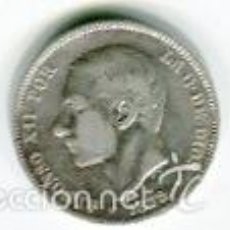 Monedas de España: DOS (2) PESETAS ALFONSO XII 1879 *18 *7-. Lote 55635367