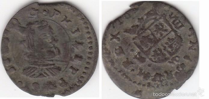 Monedas de Espa&ntilde;a: FELIPE IV: VIII MARAVEDIS 166X MADRID - Foto 1