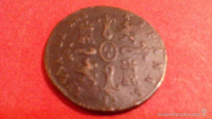 Monedas de Espa&ntilde;a: ISABEL II, 8 MARAVEDIS, 1850 JUBIA - Foto 2