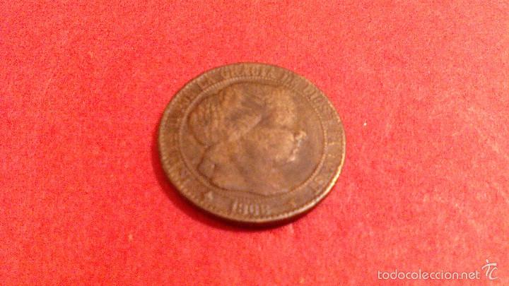 Monedas de Espa&ntilde;a: ISABEL II, UN CENTIMO DE ESCUDO, 1868 JUBIA - Foto 1