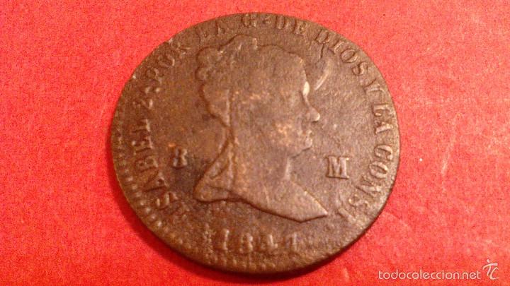 Monedas de Espa&ntilde;a: ISABEL II, 8 MARAVEDIS, 1847 JUBIA - Foto 1