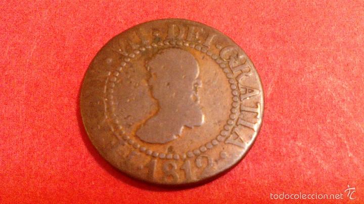 Monedas de Espa&ntilde;a: FERNANDO VII, 12 DINEROS DE 1812, MALLORCA - Foto 1