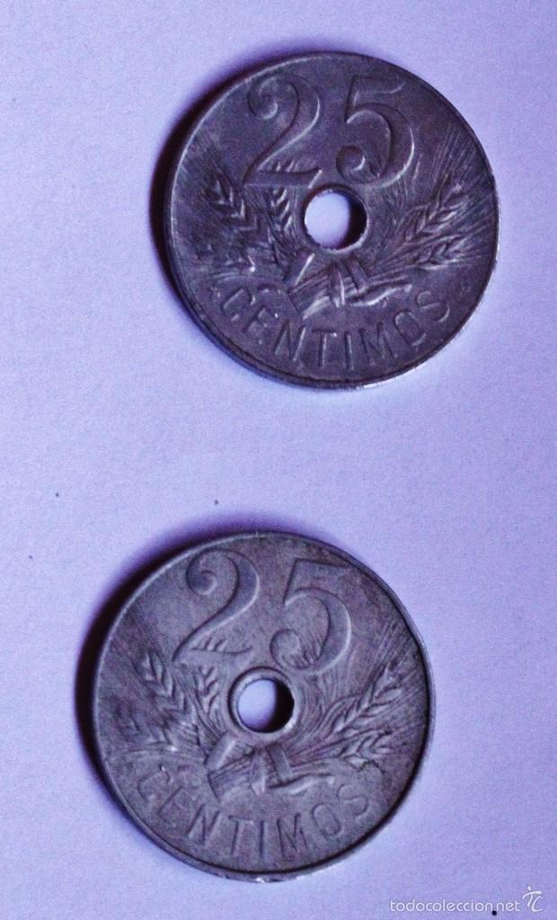 Monedas de Espa&ntilde;a: Monedas de 25 centimos 1927 - Foto 1