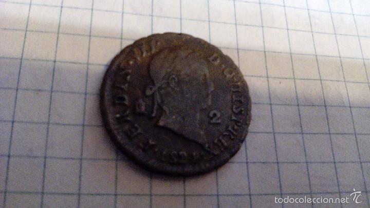 Monedas de Espa&ntilde;a: FERNANDO VII, 2 MARAVEDIS DE 1824, SEGOVIA - Foto 1