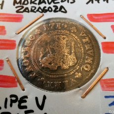 Monedas de España: 4 MARAVEDIS 1719 ZARAGOZA FELIPE V. Lote 56119598