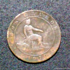 Monedas de España: ANTIGUA MONEDA, 1870.-DOS GRAMOS,.QUINIENTAS PIEZAS EN KILOG. DOS CENTIMOS, OM