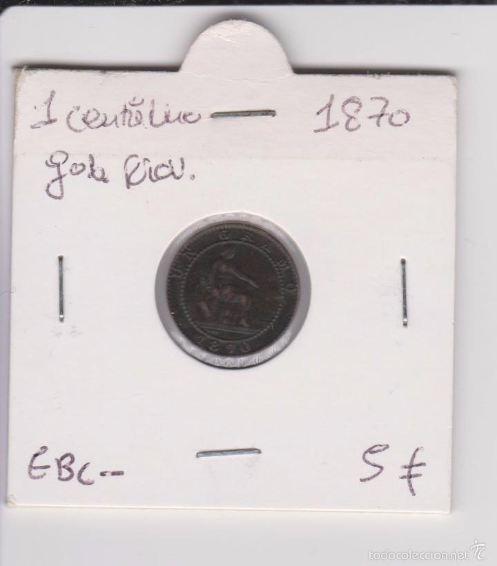 Monedas de Espa&ntilde;a: 1 centimo 1870 Gobierno provisional EBC- - Foto 1