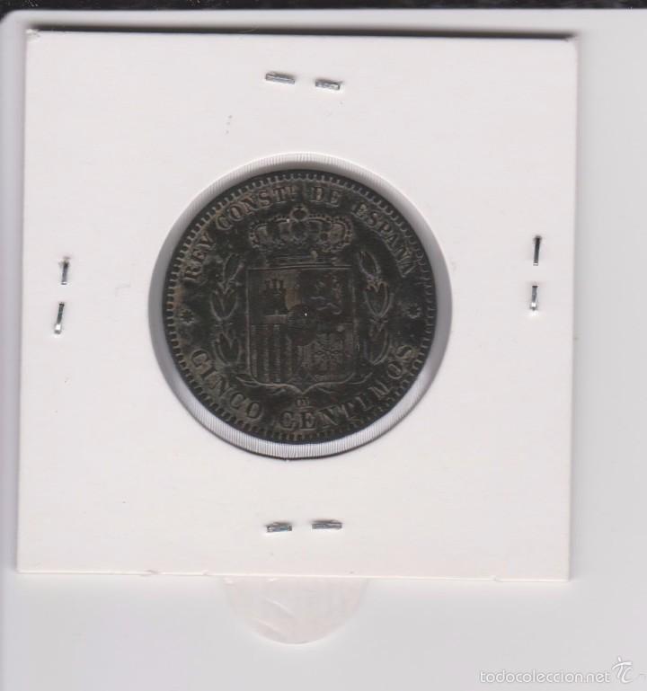 Monedas de Espa&ntilde;a: 5 centimos 1878 MBC+ Alfonso XII - Foto 2
