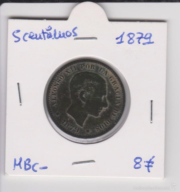 Monedas de Espa&ntilde;a: 5 centimos 1879 MBC- Alfonso XII - Foto 1