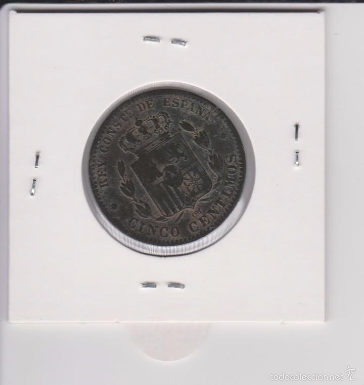 Monedas de Espa&ntilde;a: 5 centimos 1879 MBC- Alfonso XII - Foto 2