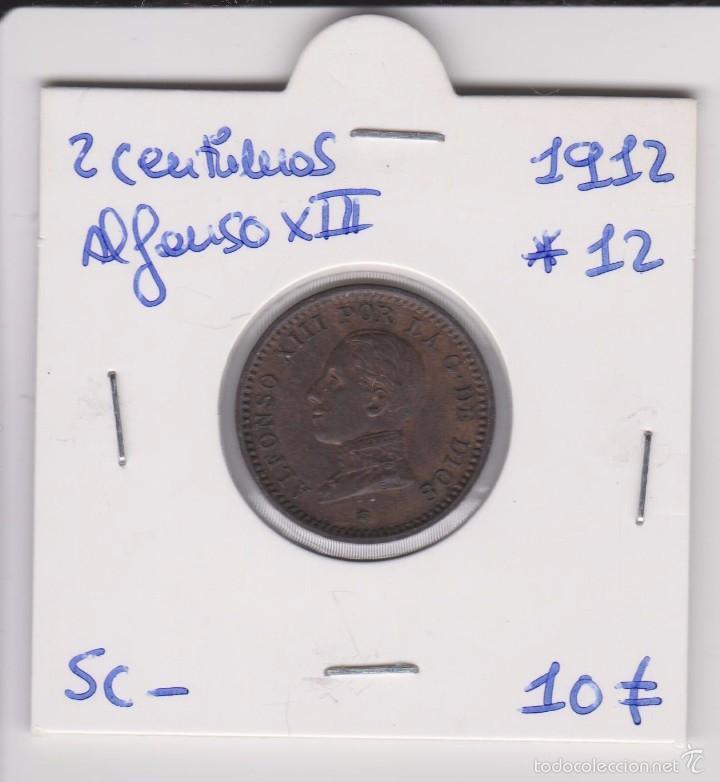 Monedas de Espa&ntilde;a: 2 centimos 1912*12 SC- Alfonso XIII - Foto 1