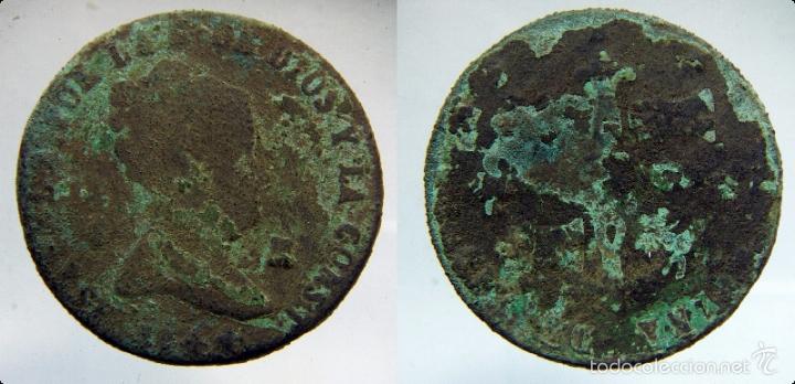 Monedas de Espa&ntilde;a: Moneda de Isabel II 8 maravedis 1844 - Foto 1