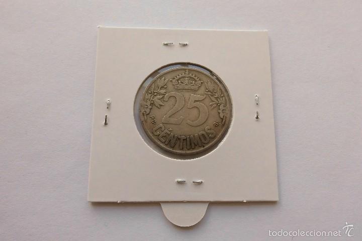 Monedas de Espa&ntilde;a: 25 centimos 1925 MBC+ - Foto 2