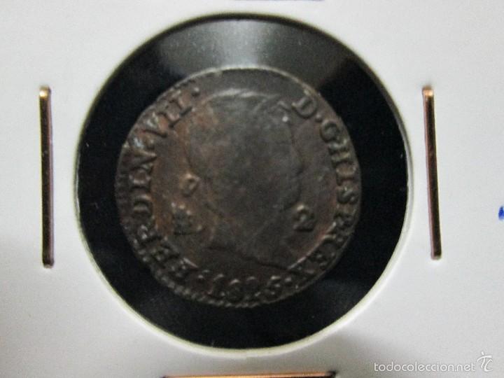 Monedas de Espa&ntilde;a: 2 maravedis 1825 fernando VII BC - Foto 1