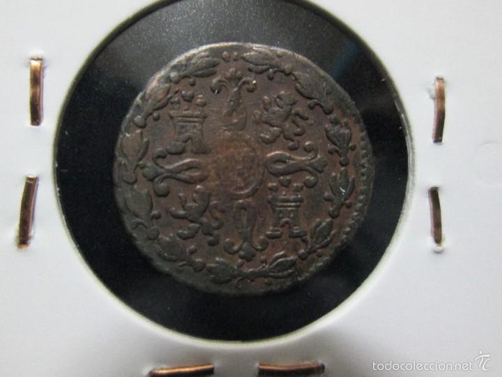 Monedas de Espa&ntilde;a: 2 maravedis 1825 fernando VII BC - Foto 2