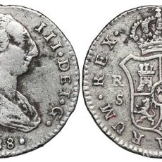 Monedas de España: *** BONITO REAL DE CARLOS III 1788 SEVILLA C. CAL-1663 ***