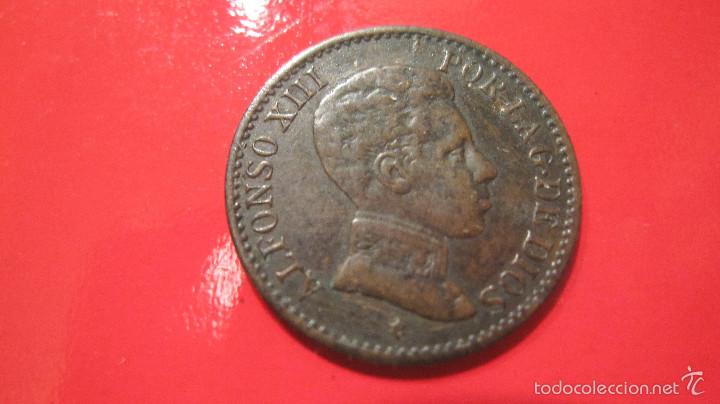 Monedas de Espa&ntilde;a: MONEDA 1 CENTIMO DE ALFONSO XII - Foto 1