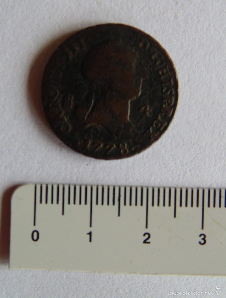 Monedas de Espa&ntilde;a: 4 maravedisos, Carlos III - Foto 1