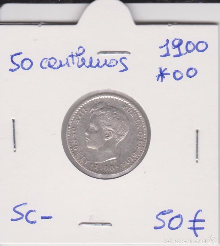 Monedas de Espa&ntilde;a: 50 centimos 1900*00 SC- Alfonso XIII - Foto 1