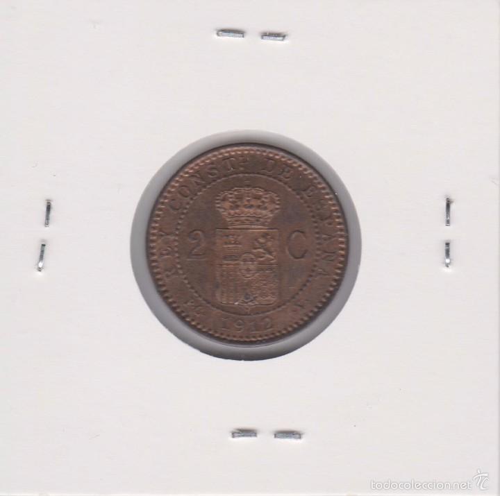 Monedas de Espa&ntilde;a: 2 centimos 1912*12 Alfonso XIII SC - Foto 2