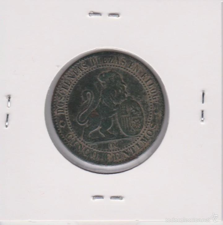 Monedas de Espa&ntilde;a: 5 centimos 1870 Gobierno provisional MBC+ - Foto 2