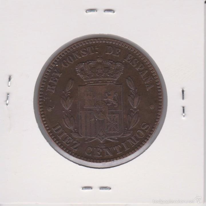 Monedas de Espa&ntilde;a: 10 centimos 1879 EBC Alfonso XII - Foto 2