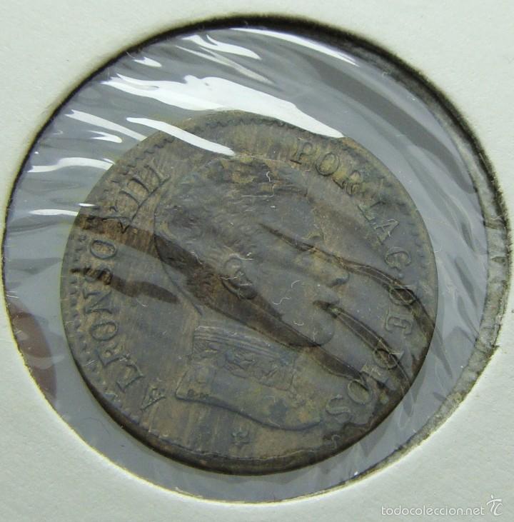 Monedas de Espa&ntilde;a: 1 C&eacute;ntimo. Alfonso XIII. 1906 SLV *5. SC- - Foto 1