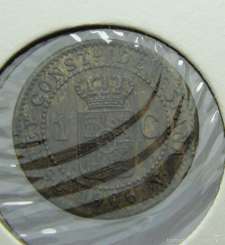Monedas de Espa&ntilde;a: 1 C&eacute;ntimo. Alfonso XIII. 1906 SLV *5. SC- - Foto 2