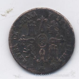 Monedas de España: ISABEL II- 4 MARAVEDIES-1836-SEGOVIA-VARIANTE-VALOR EN EL REVERSO - Foto 2 - 58068389