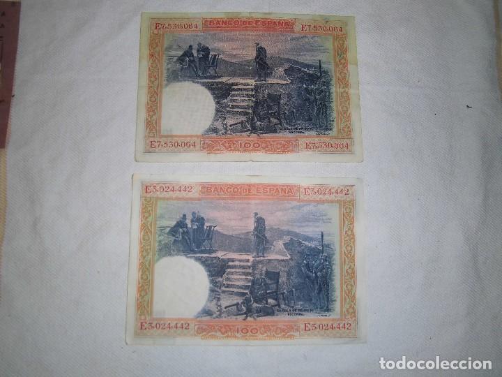 Monedas de Espa&ntilde;a: dos billetes de 100 ptas 1925 - Foto 2