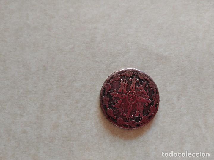 Monedas de Espa&ntilde;a: MONEDA 8 MARAVEDIS 1825. FERNANDO VII - Foto 2