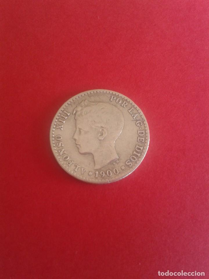 Monedas de Espa&ntilde;a: ALFONSO XIII. 50 C&Eacute;NTIMOS. 1900. SMV. - Foto 1