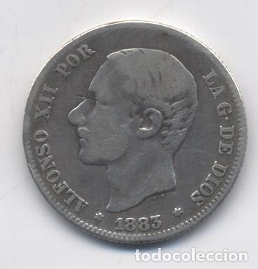 Monedas de Espa&ntilde;a: ALFONSO XII- 2 PESETAS- 1883 - Foto 1