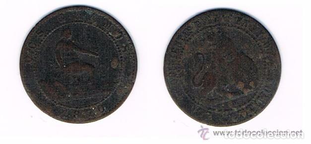 Monedas de Espa&ntilde;a: MONEDA DE ESPA&Ntilde;A, 1870, 2 CENTIMOS (LOTE 14) - Foto 1