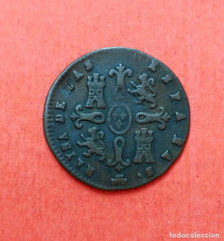 Monedas de Espa&ntilde;a: ISABEL II : 2 Maravedis 1841 Segovia - Foto 2
