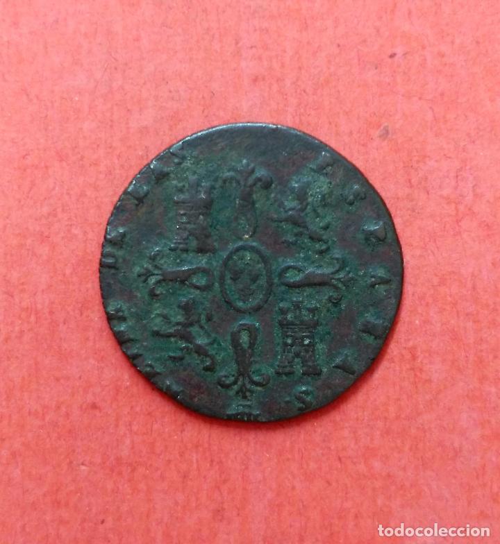 Monedas de Espa&ntilde;a: ISABEL II : 2 Maravedis 1850 Segovia - Foto 2
